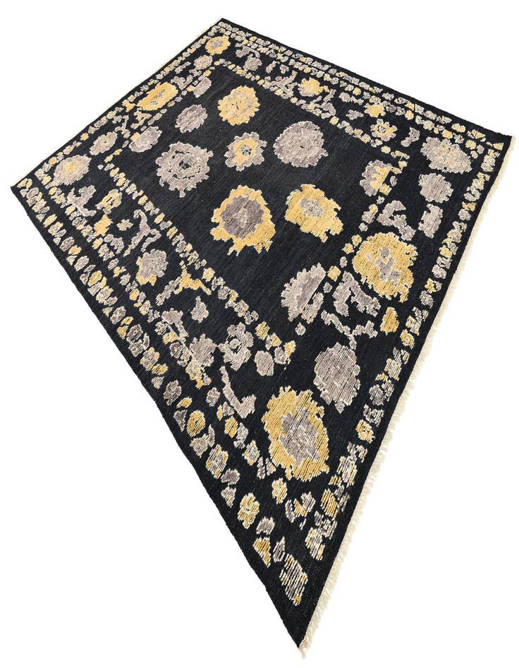 Detail image of  8' 3 x 10' 4  Hand Knotted Oushak Wool Rug