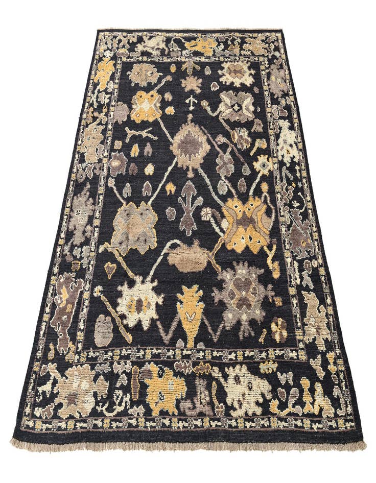 Detail image of  8' x 10' 2  Hand Knotted Oushak Wool Rug