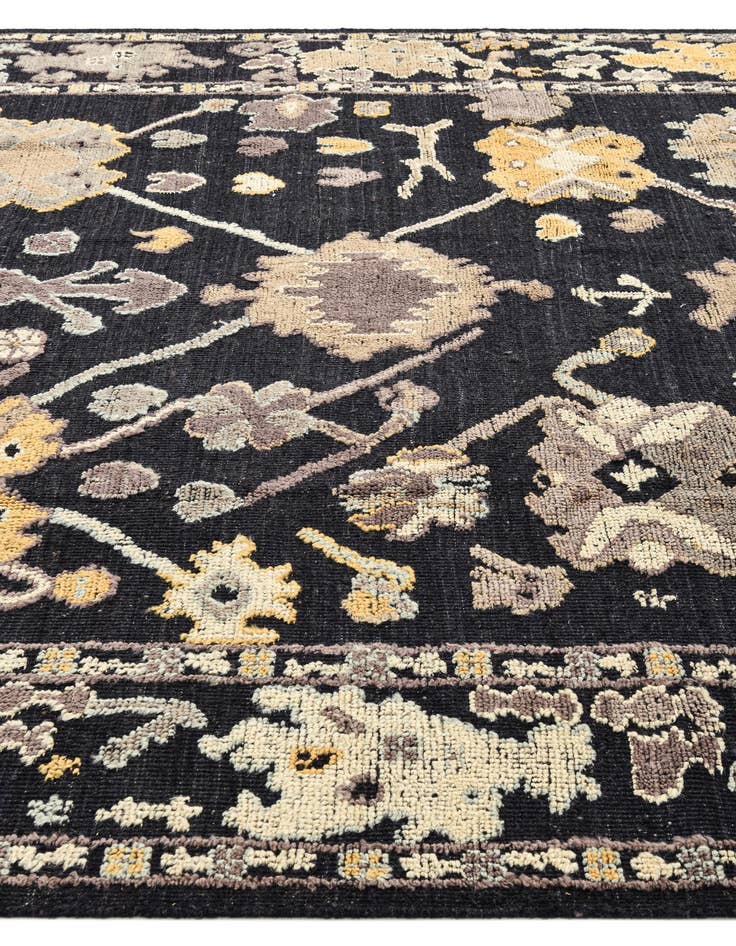 Detail image of  8' x 10' 2  Hand Knotted Oushak Wool Rug