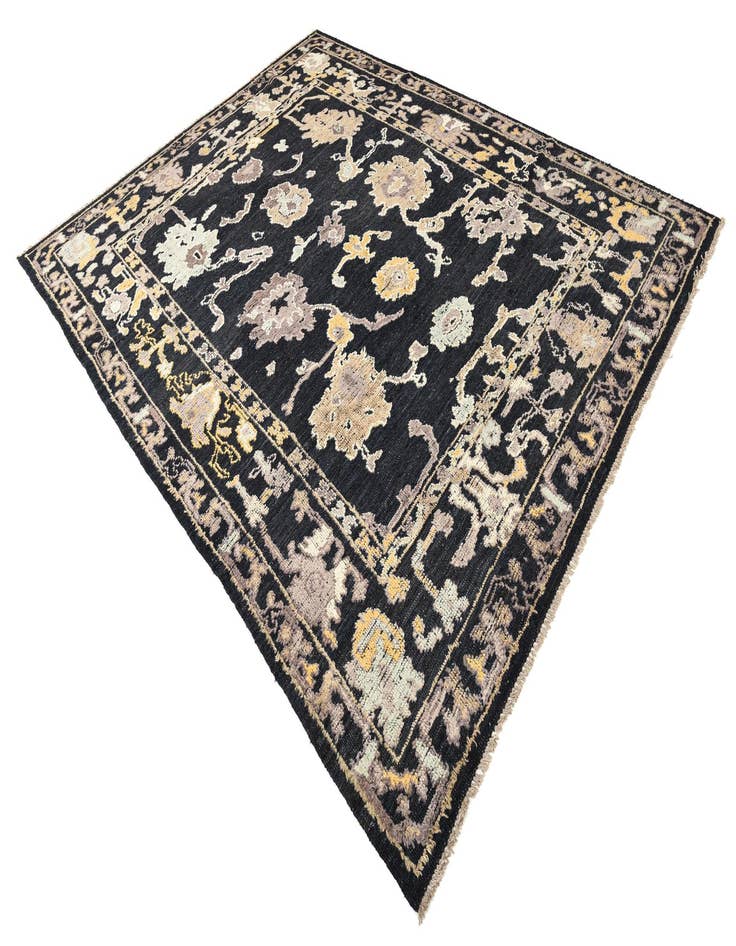 Detail image of  8' 5 x 10' 7  Hand Knotted Oushak Wool Rug