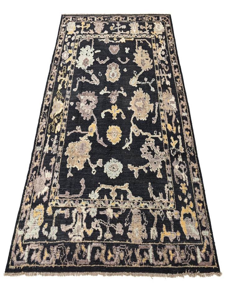 Detail image of  8' 5 x 10' 7  Hand Knotted Oushak Wool Rug