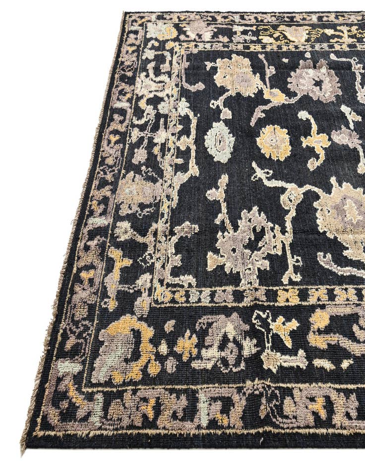 Detail image of  8' 5 x 10' 7  Hand Knotted Oushak Wool Rug