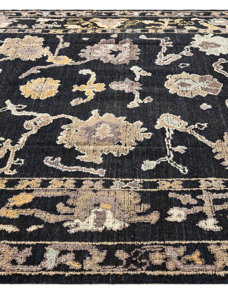 Detail image of  8' 5 x 10' 7  Hand Knotted Oushak Wool Rug