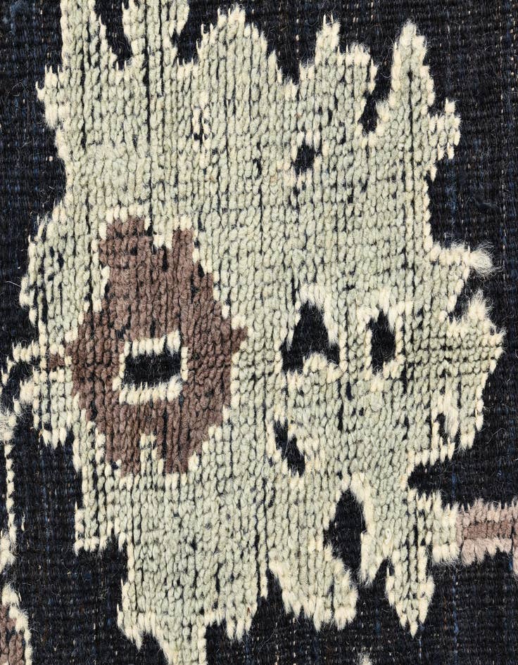 Detail image of  8' 5 x 10' 7  Hand Knotted Oushak Wool Rug