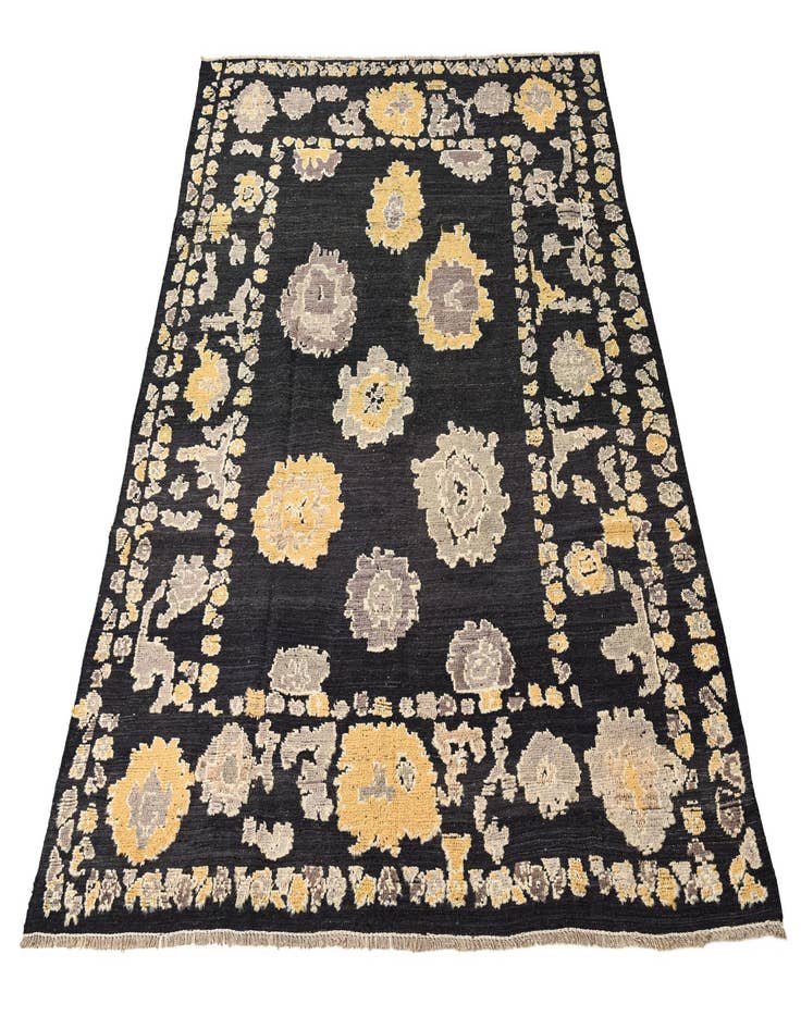 Detail image of  8' 3 x 10' 8  Hand Knotted Oushak Wool Rug