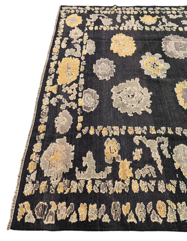 Detail image of  8' 3 x 10' 8  Hand Knotted Oushak Wool Rug