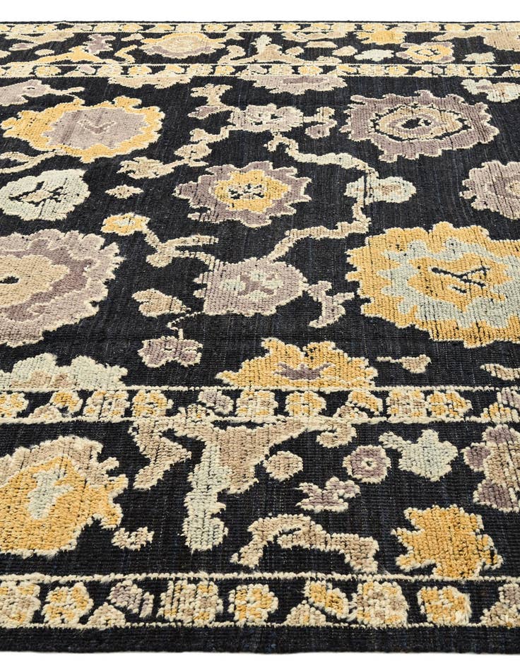 Detail image of  8' 2 x 10' 9  Hand Knotted Oushak Wool Rug