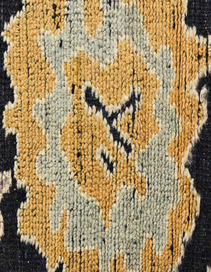Detail image of  8' 2 x 10' 9  Hand Knotted Oushak Wool Rug