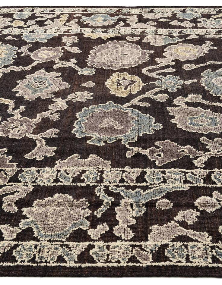 Detail image of  8' 3 x 10' 9  Hand Knotted Oushak Wool Rug