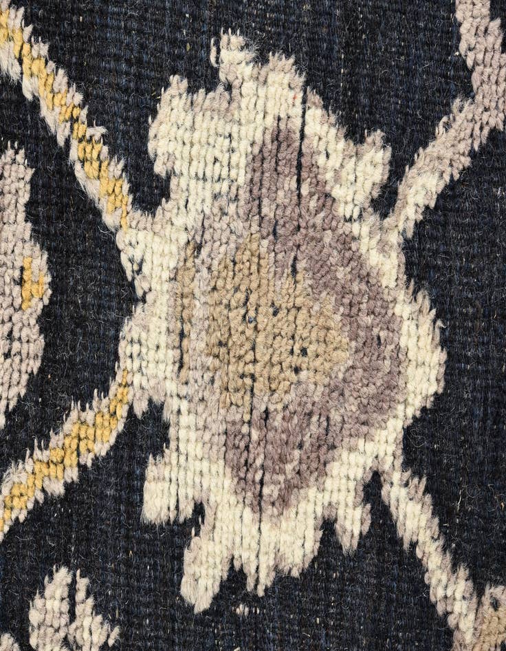 Detail image of  8' 1 x 10' 2  Hand Knotted Oushak Wool Rug