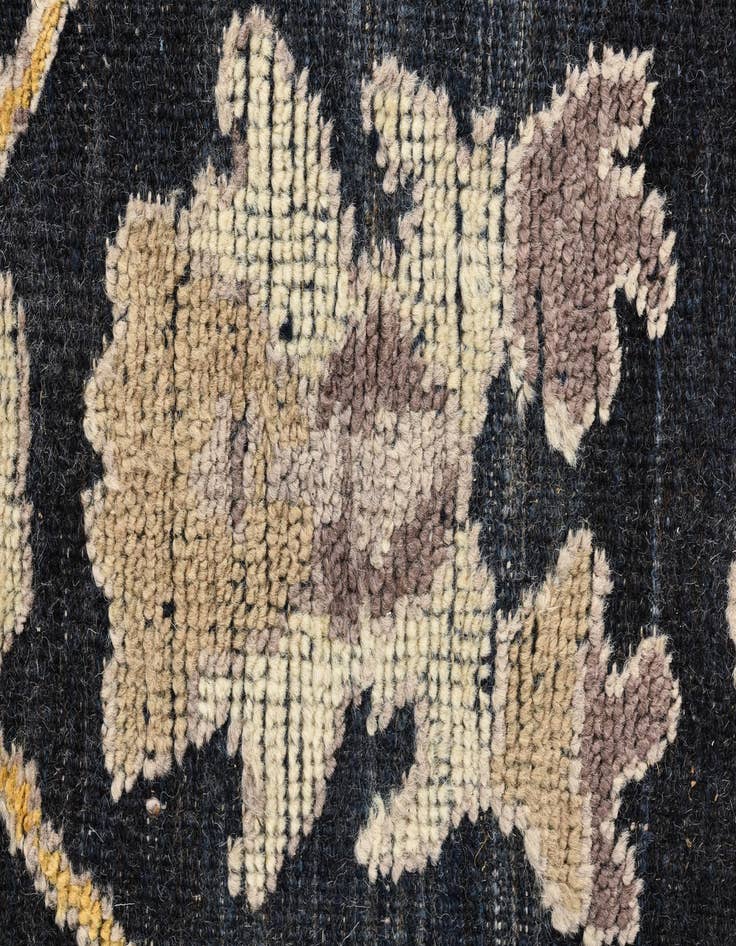 Detail image of  8' 1 x 10' 2  Hand Knotted Oushak Wool Rug