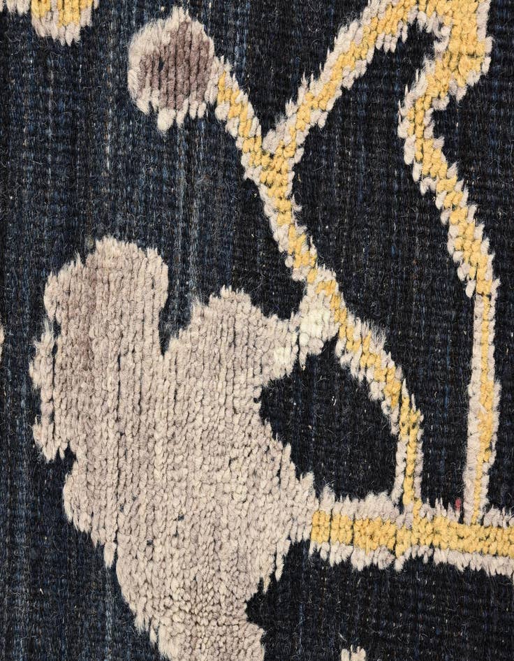 Detail image of  8' 1 x 10' 2  Hand Knotted Oushak Wool Rug