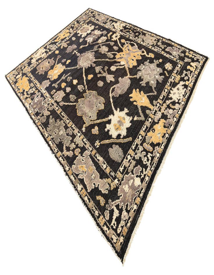 Detail image of  8' 3 x 10' 7  Hand Knotted Oushak Wool Rug