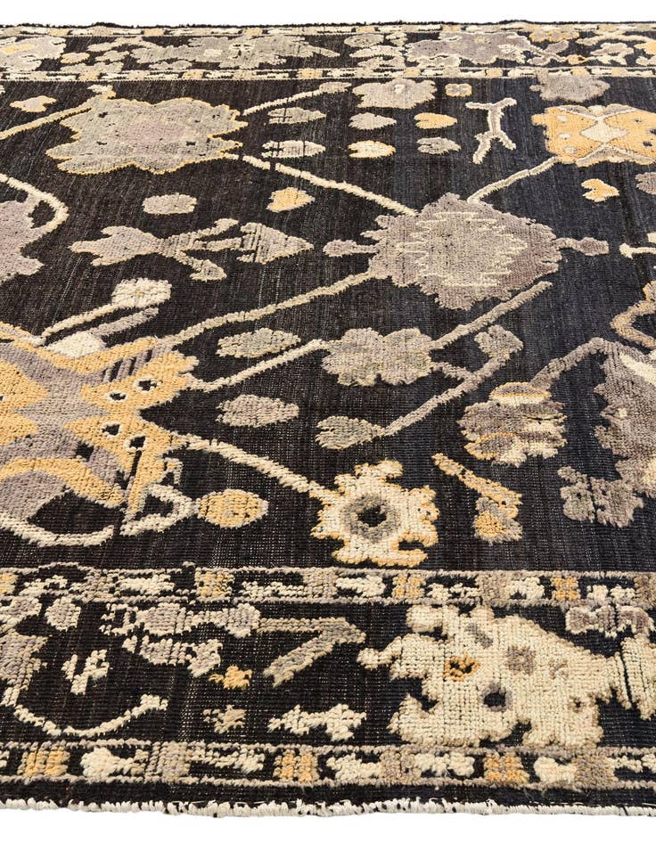 Detail image of  8' 3 x 10' 7  Hand Knotted Oushak Wool Rug