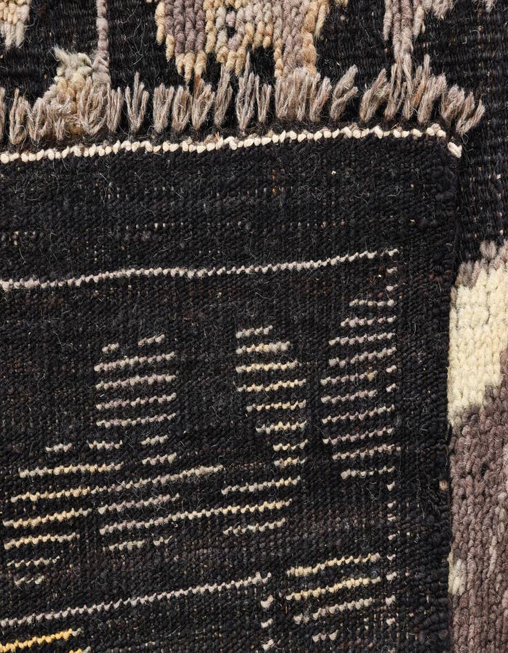 Detail image of  9' 3 x 12'  Hand Knotted Oushak Wool Rug