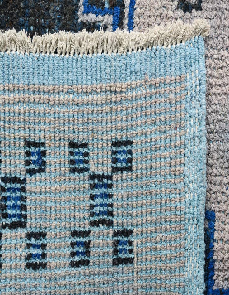 Detail image of  9' x 12'  Hand Knotted Oushak Wool Rug