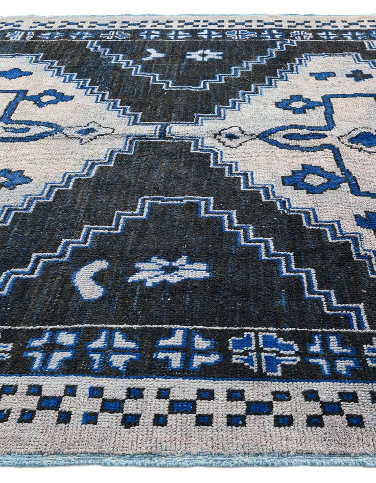 Detail image of  9' x 12'  Hand Knotted Oushak Wool Rug