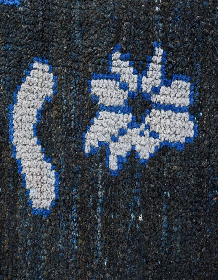 Detail image of  9' x 12'  Hand Knotted Oushak Wool Rug