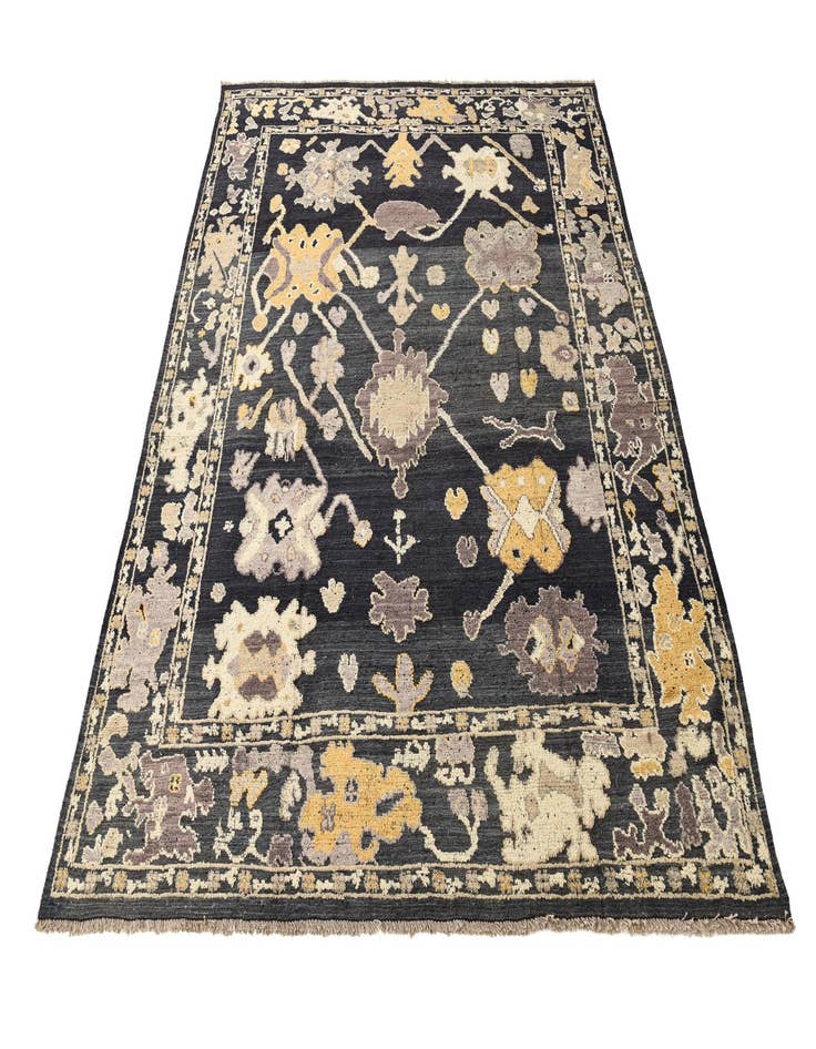 Detail image of  9' 6 x 11' 10  Hand Knotted Oushak Wool Rug