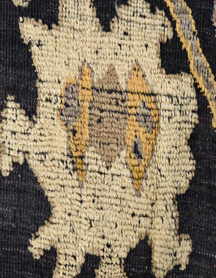 Detail image of  9' 6 x 11' 10  Hand Knotted Oushak Wool Rug