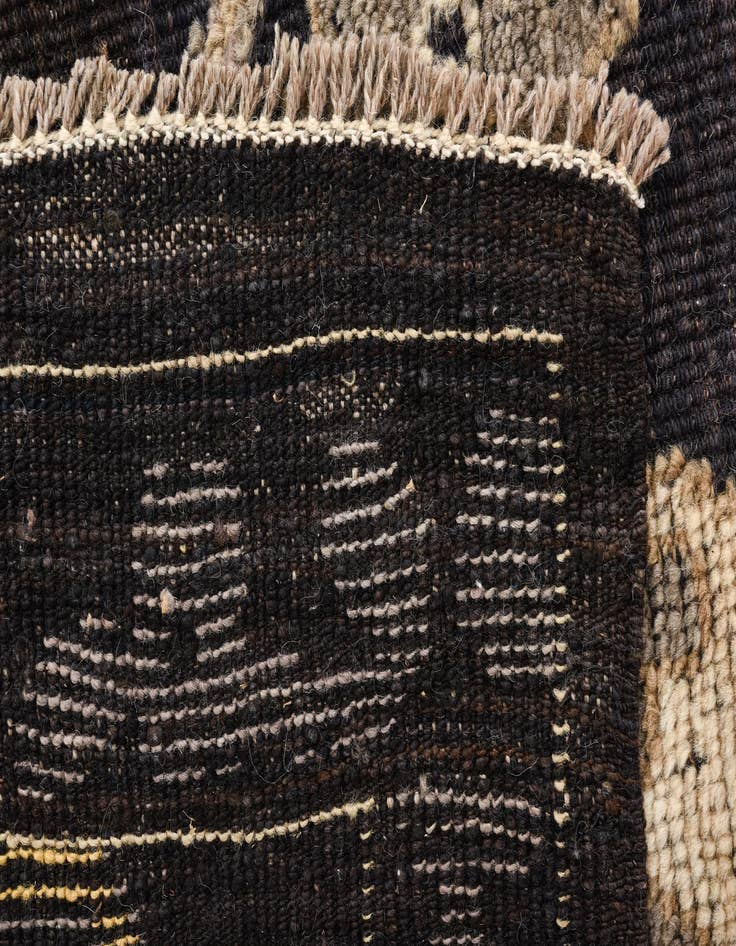 Detail image of  9' 4 x 11' 9  Hand Knotted Oushak Wool Rug