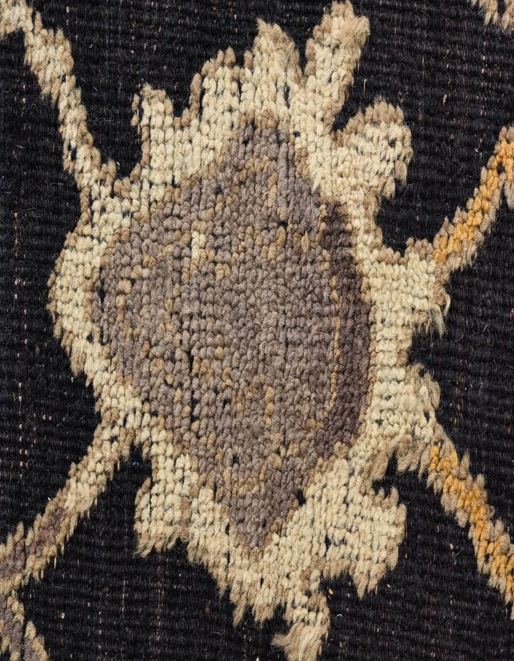 Detail image of  9' 4 x 11' 9  Hand Knotted Oushak Wool Rug