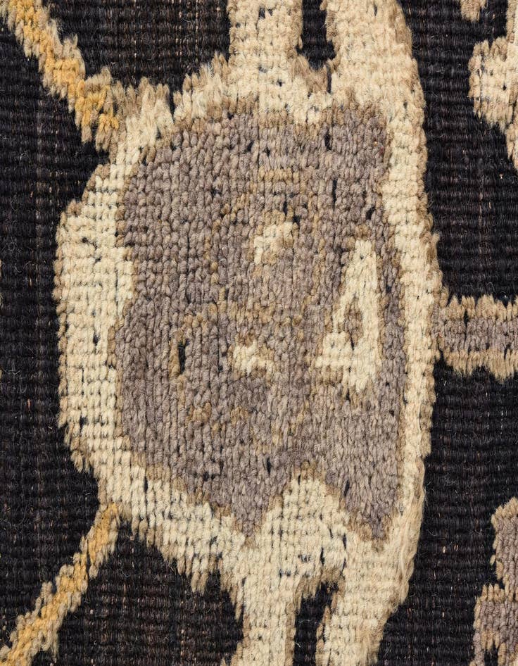 Detail image of  9' 4 x 11' 9  Hand Knotted Oushak Wool Rug