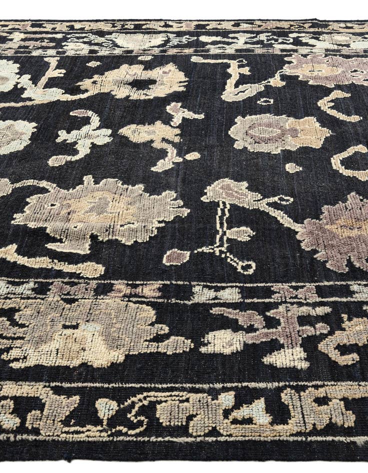 Detail image of  9' 4 x 12' 8  Hand Knotted Oushak Wool Rug