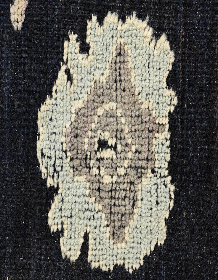 Detail image of  9' 4 x 12' 8  Hand Knotted Oushak Wool Rug