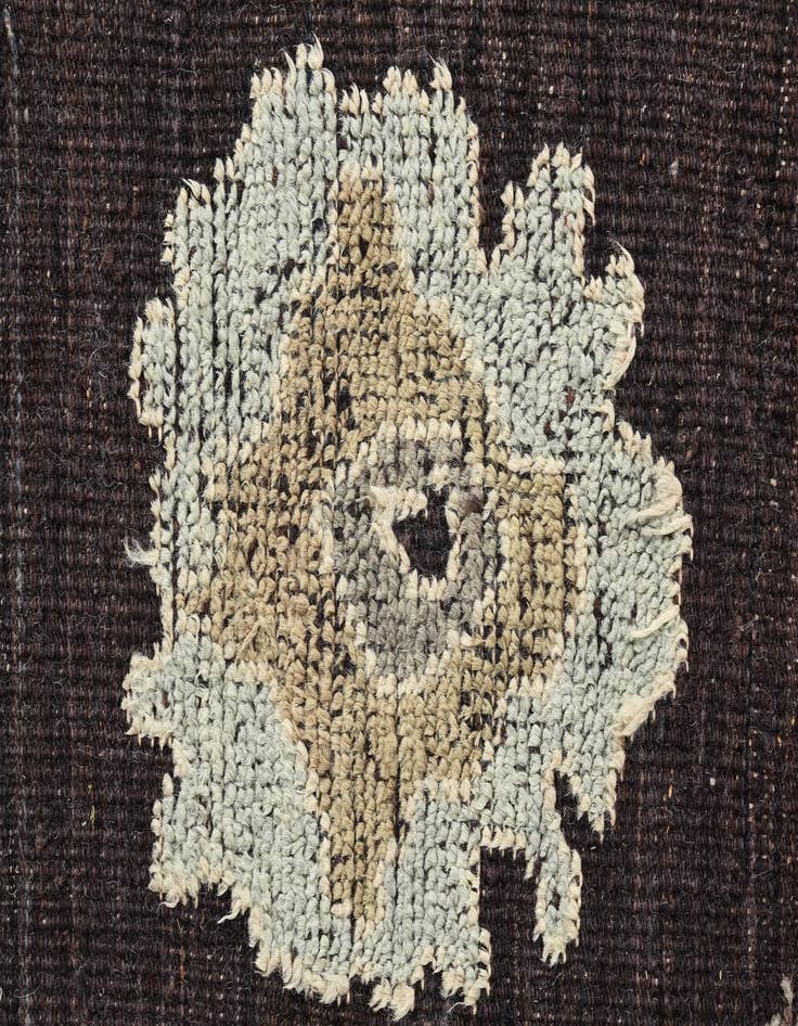 Detail image of  10' x 14' 2  Hand Knotted Oushak Wool Rug