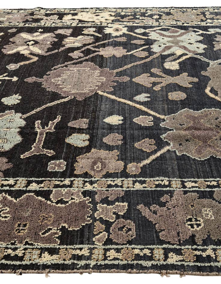 Detail image of  9' 5 x 12' 4  Hand Knotted Oushak Wool Rug