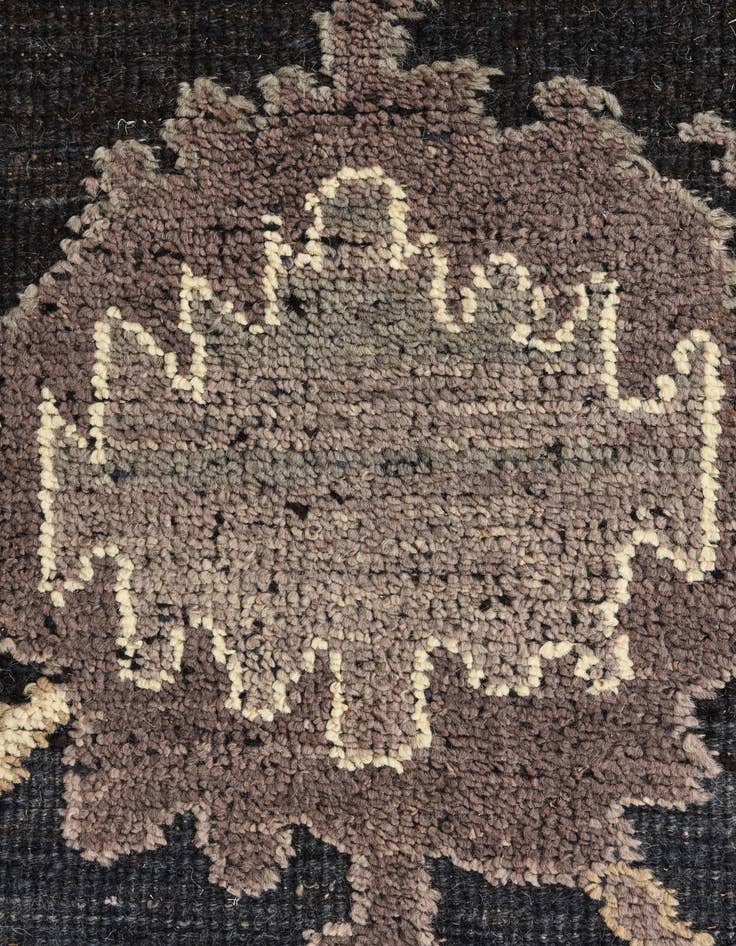 Detail image of  9' 5 x 12' 4  Hand Knotted Oushak Wool Rug