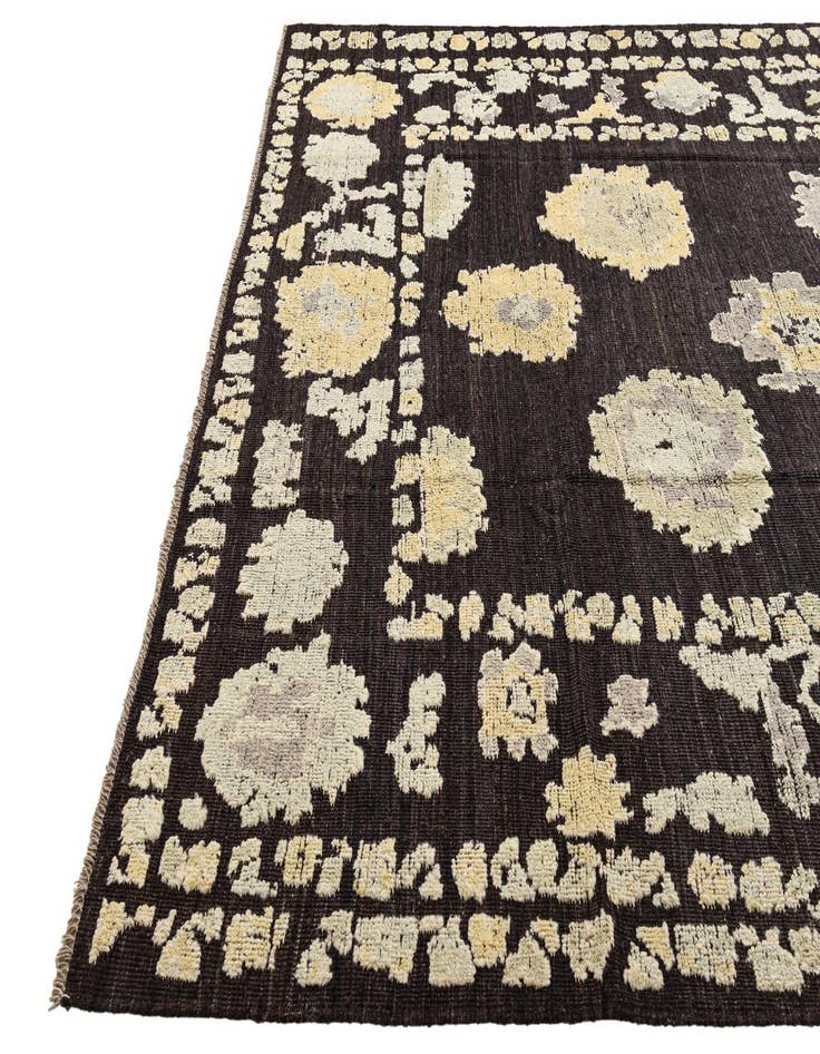 Detail image of  9' 4 x 12' 1  Hand Knotted Oushak Wool Rug