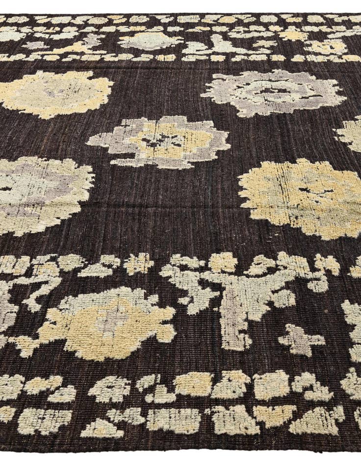 Detail image of  9' 4 x 12' 1  Hand Knotted Oushak Wool Rug