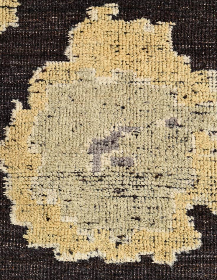 Detail image of  9' 4 x 12' 1  Hand Knotted Oushak Wool Rug