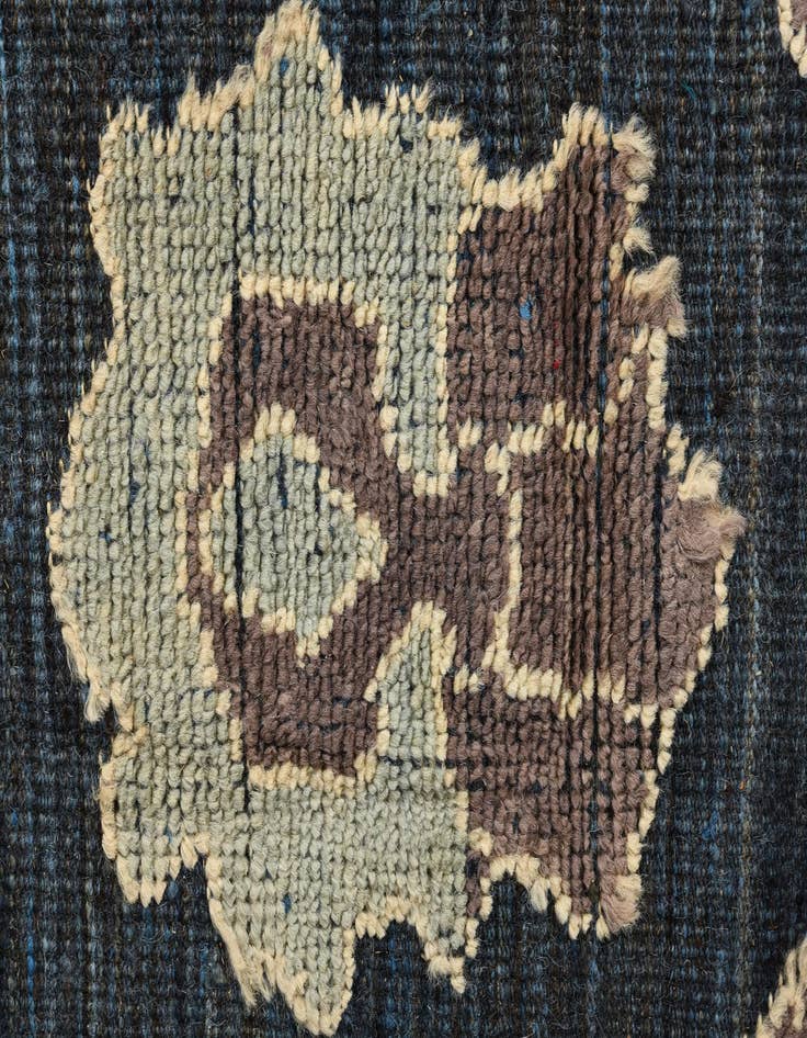 Detail image of  9' 1 x 12' 1  Hand Knotted Oushak Wool Rug