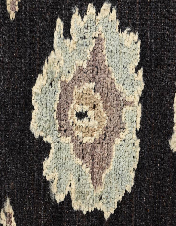 Detail image of  9' 4 x 12' 2  Hand Knotted Oushak Wool Rug