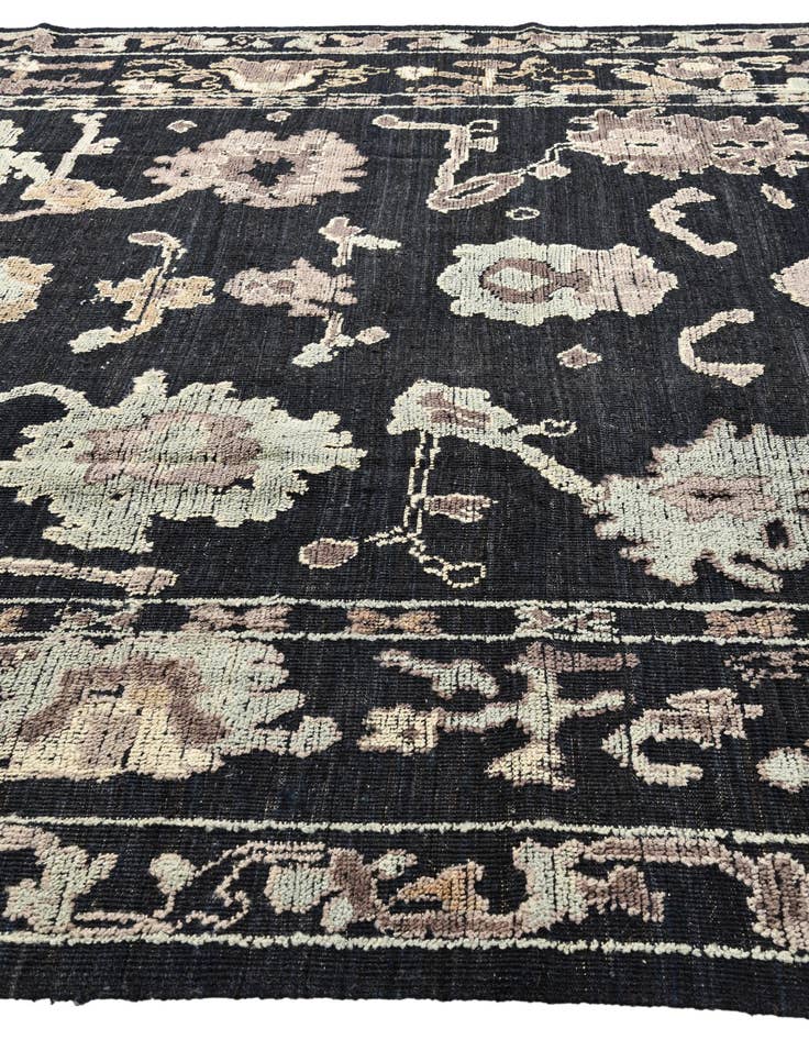 Detail image of  9' 5 x 12' 2  Hand Knotted Oushak Wool Rug