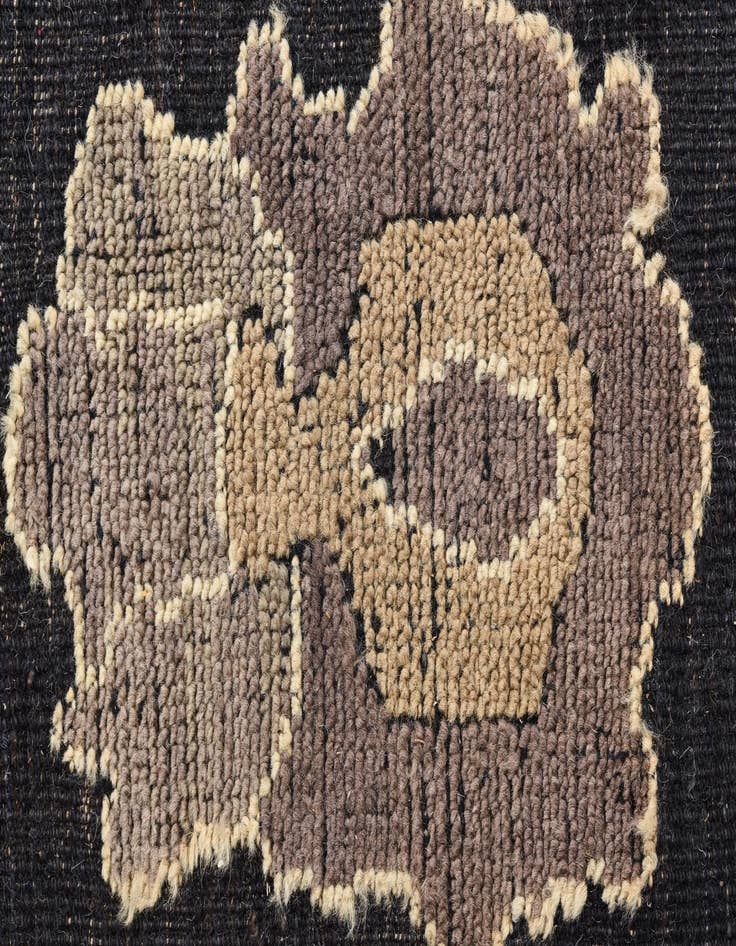 Detail image of  10' 2 x 14' 2  Hand Knotted Oushak Wool Rug