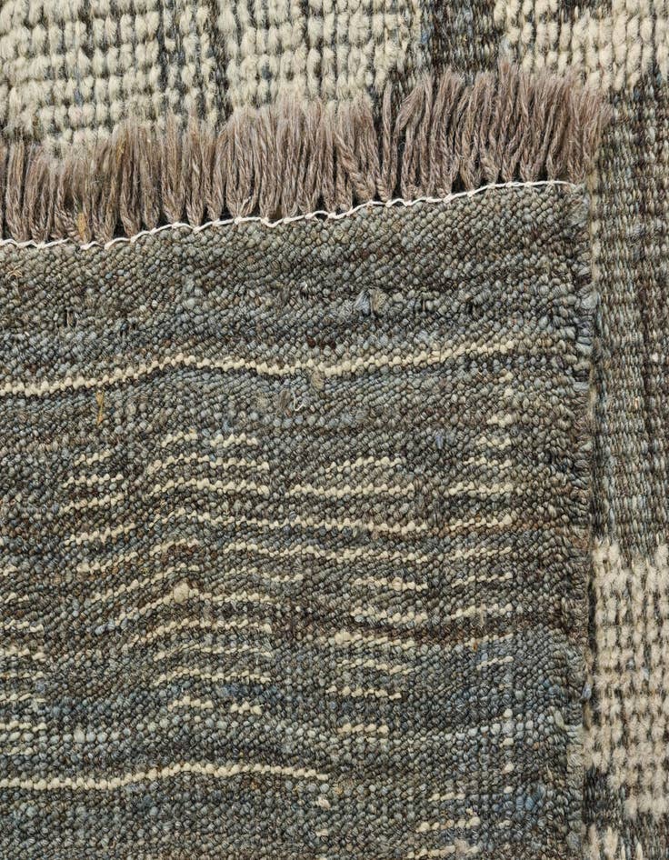 Detail image of  8' 10 x 12' 8  Hand Knotted Oushak Wool Rug