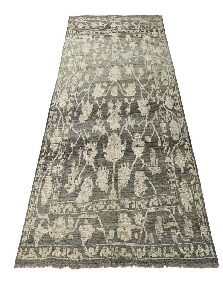 Detail image of  8' 10 x 12' 8  Hand Knotted Oushak Wool Rug