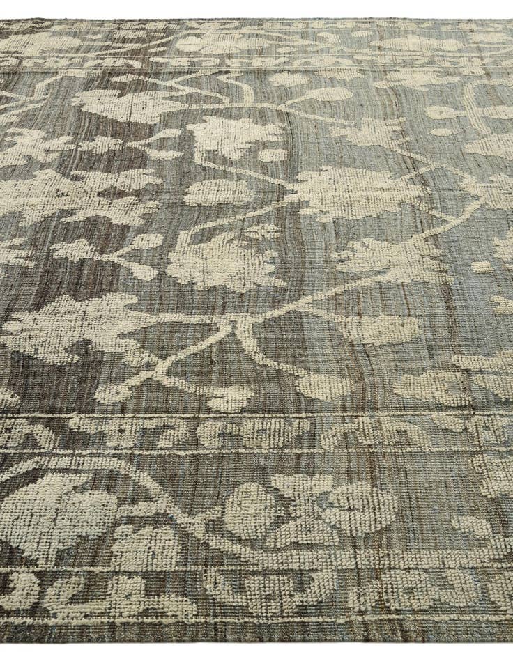 Detail image of  8' 10 x 12' 8  Hand Knotted Oushak Wool Rug