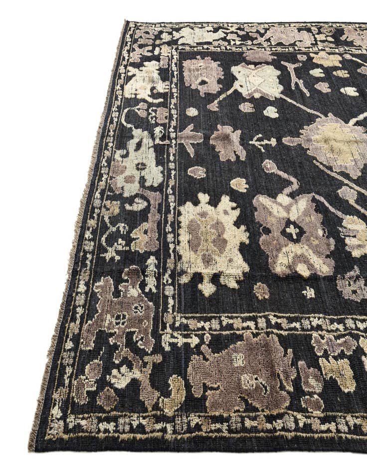 Detail image of  10' 1 x 14' 2  Hand Knotted Oushak Wool Rug