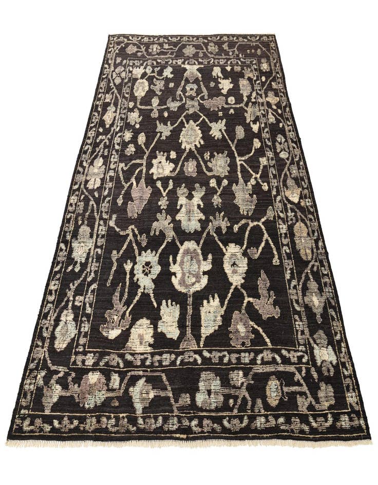 Detail image of  9' 3 x 12' 3  Hand Knotted Oushak Wool Rug