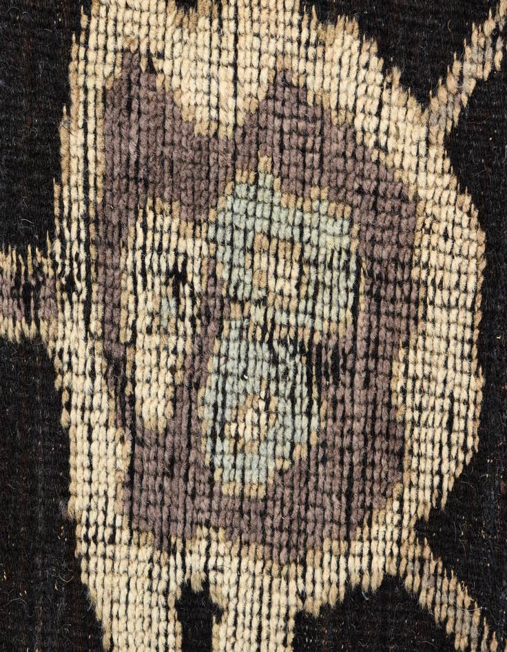 Detail image of  9' 3 x 12' 3  Hand Knotted Oushak Wool Rug