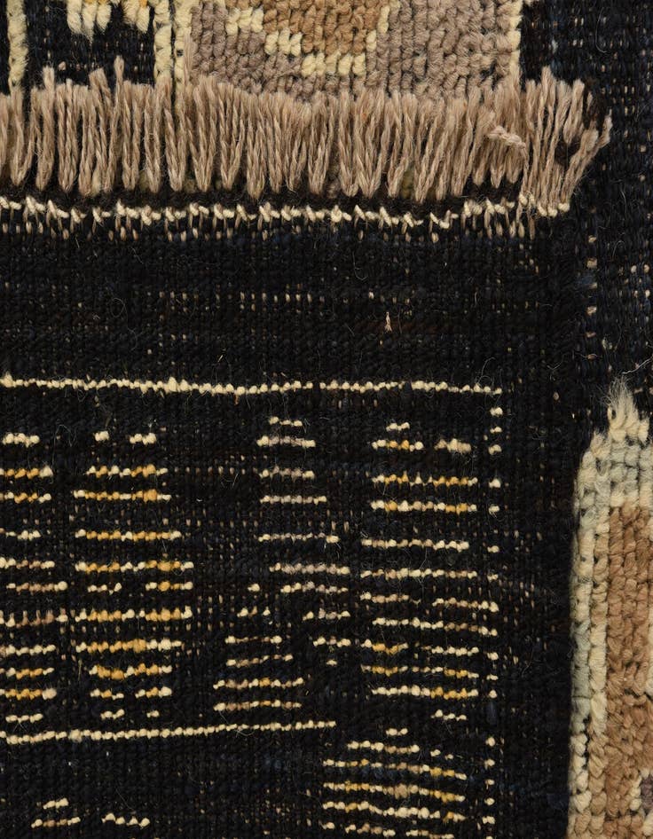 Detail image of  9' x 12' 7  Hand Knotted Oushak Wool Rug