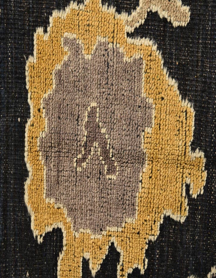 Detail image of  9' x 12' 7  Hand Knotted Oushak Wool Rug