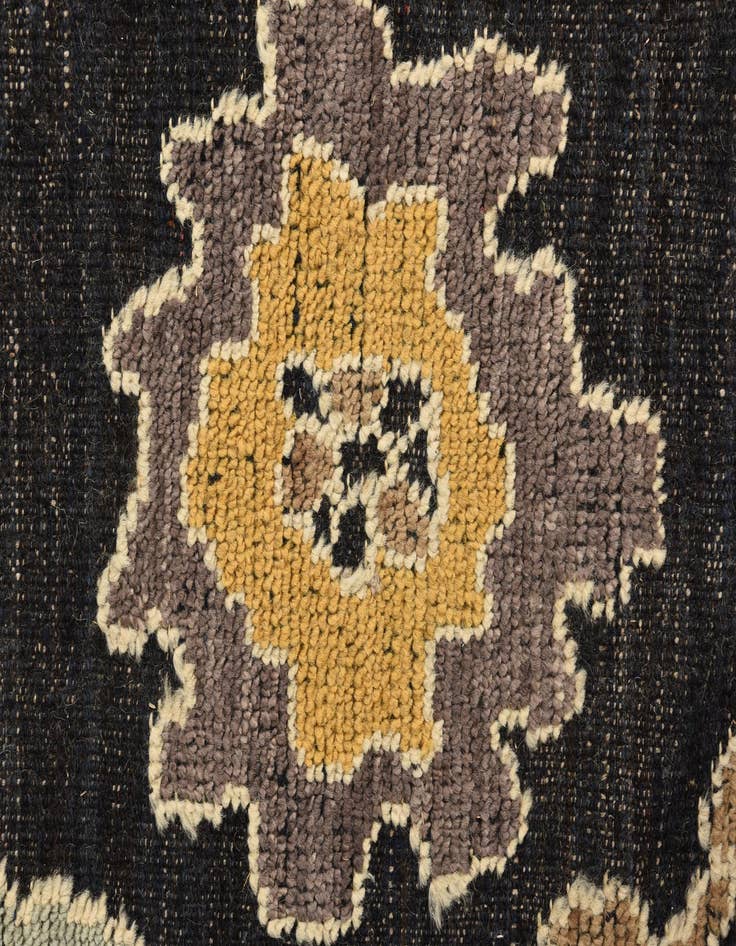 Detail image of  9' x 12' 7  Hand Knotted Oushak Wool Rug