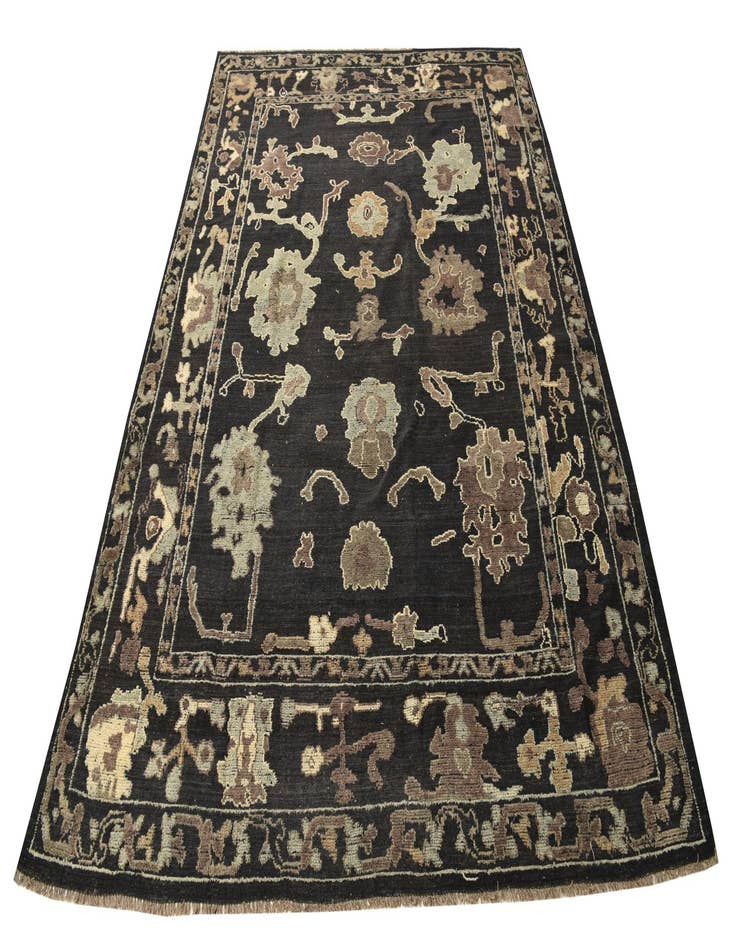 Detail image of  10' 1 x 13' 10  Hand Knotted Oushak Wool Rug