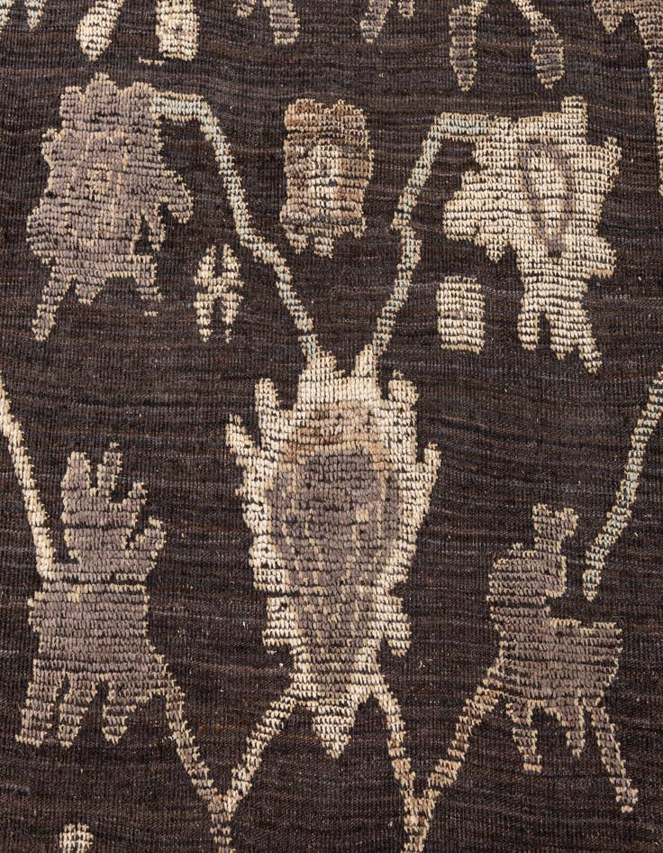 Detail image of  8' 5 x 12' 3  Hand Knotted Oushak Wool Rug